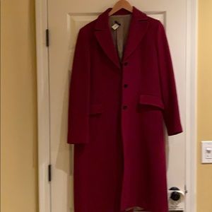 J. Crew Women's Trench Coat - Burgundy